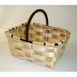 Comprar Cesta de castaño rectangular con asa para setas en CesteriaGretel.Com