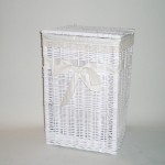 Comprar Ropero rectangular blanco con lazo en CesteriaGretel.Com