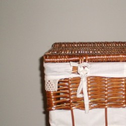 Comprar Ropero rectangular color buff con lazo en CesteriaGretel.Com