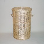 Comprar Ropero redondo de mimbre color natural en CesteriaGretel.Com