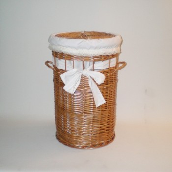 Comprar Ropero de mimbre de 60 color buff con puntilla en CesteriaGretel.Com