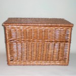 Comprar Baul 60x40x40 buff barnizado, tapa lisa en CesteriaGretel.Com