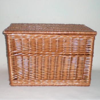 Comprar Baul 60x40x40 buff barnizado, tapa lisa en CesteriaGretel.Com