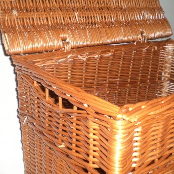 Comprar Baul 60x40x40 buff barnizado, tapa lisa en CesteriaGretel.Com