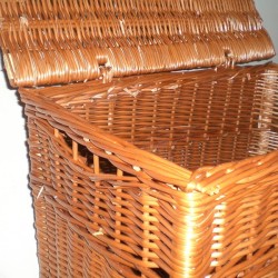 Comprar Baul 60x40x40 buff barnizado, tapa lisa en CesteriaGretel.Com