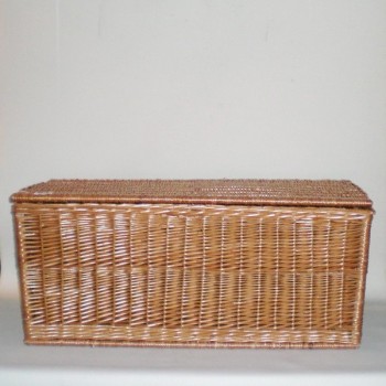 Comprar Baul 100x45x45 buff barnizado, tapa lisa en CesteriaGretel.Com