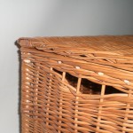 Comprar Baul 100x45x45 buff barnizado, tapa lisa en CesteriaGretel.Com