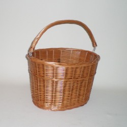Comprar Cesta para bici ovalada con asa en CesteriaGretel.Com