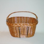 Comprar Cesta para bici oval con asa y enganche en CesteriaGretel.Com