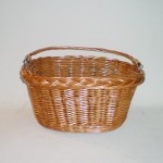 Comprar Cesta para bici oval con asa y enganche en CesteriaGretel.Com