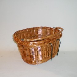 Comprar Cesta para bici oval con asa y enganche en CesteriaGretel.Com