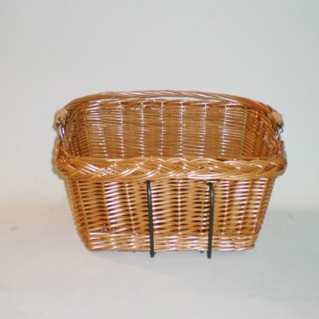 Comprar Cesta para bici rectangular con asa y enganche en CesteriaGretel.Com