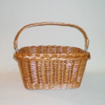 Comprar Cesta para bici rectangular con asa y enganche en CesteriaGretel.Com