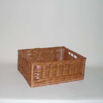 Comprar Cajón de mimbre color buff barnizado pequeño en CesteriaGretel.Com
