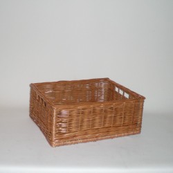 Comprar Cajón de mimbre color buff barnizado pequeño en CesteriaGretel.Com