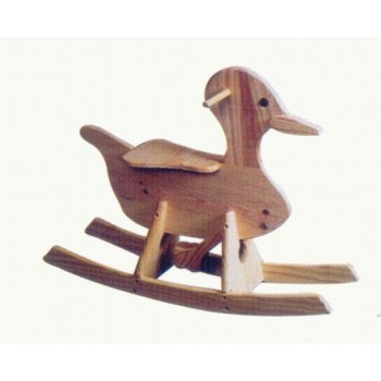 Comprar Pato balancín. Pino sin barnizar en CesteriaGretel.Com