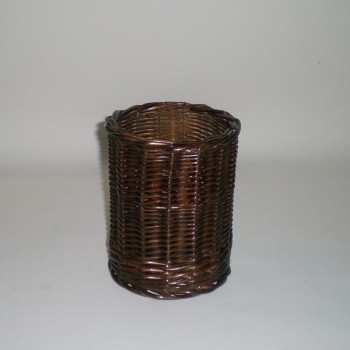 Comprar Cesta redonda nogal hecha a medida. Trabajo realizado en CesteriaGretel.Com