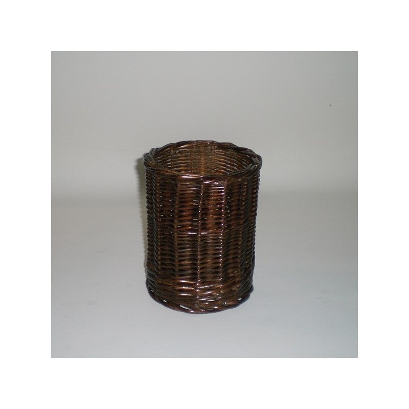 Comprar Cesta redonda nogal hecha a medida. Trabajo realizado en CesteriaGretel.Com