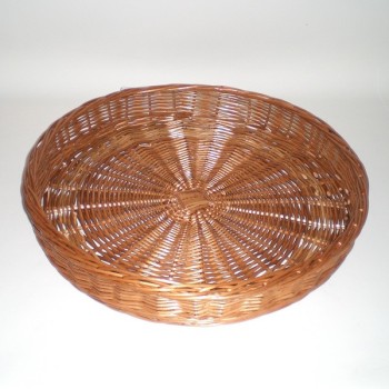 Comprar Bandeja redonda de mimbre. Trabajo realizado en CesteriaGretel.Com