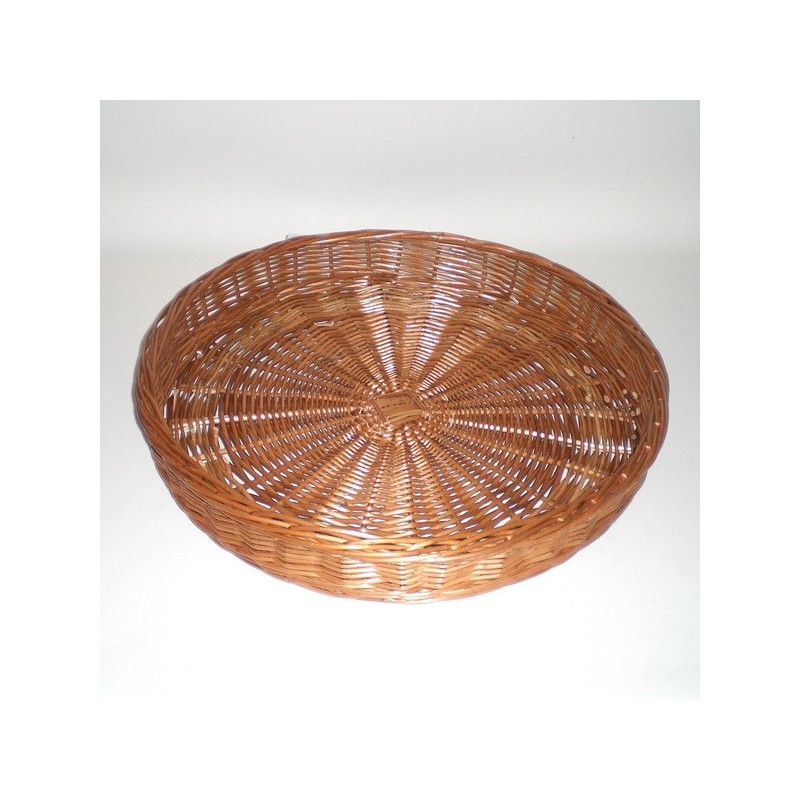 Comprar Bandeja redonda de mimbre. Trabajo realizado en CesteriaGretel.Com