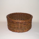 Comprar Cesta redonda de mimbre negro N-49 en CesteriaGretel.Com