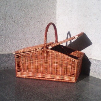 Comprar Cesta mimbre grande con dos tapas en CesteriaGretel.Com