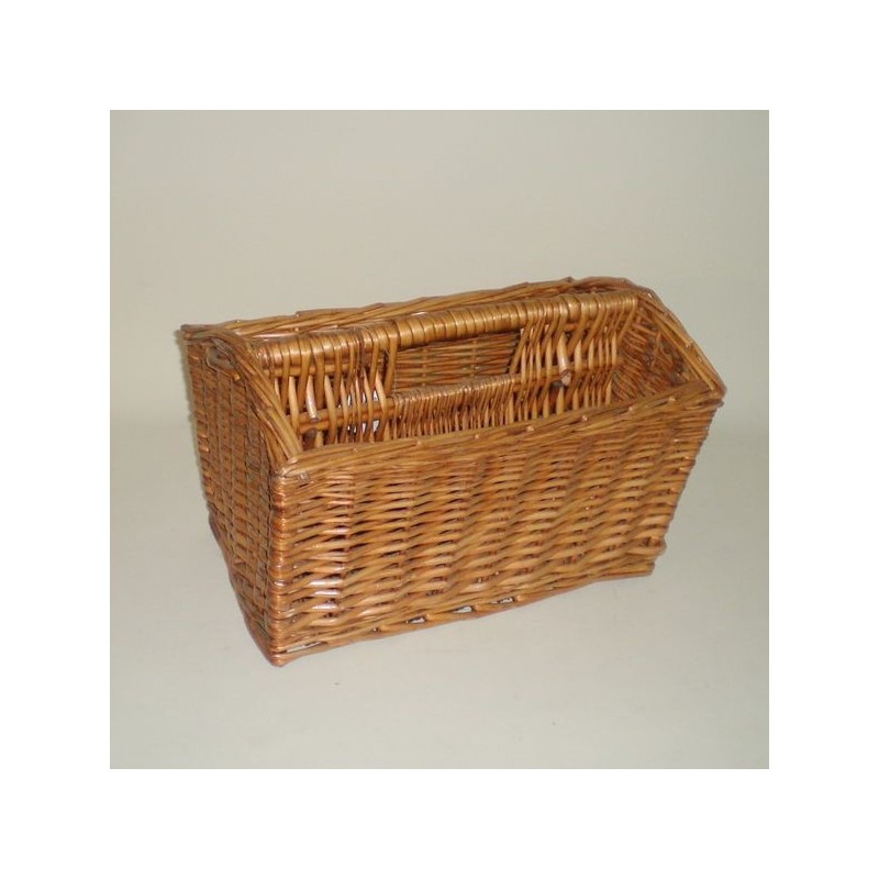 Comprar Revistero de mimbre color buff en CesteriaGretel.Com