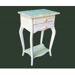 Comprar Mesita pata curva 2 cajones en CesteriaGretel.Com