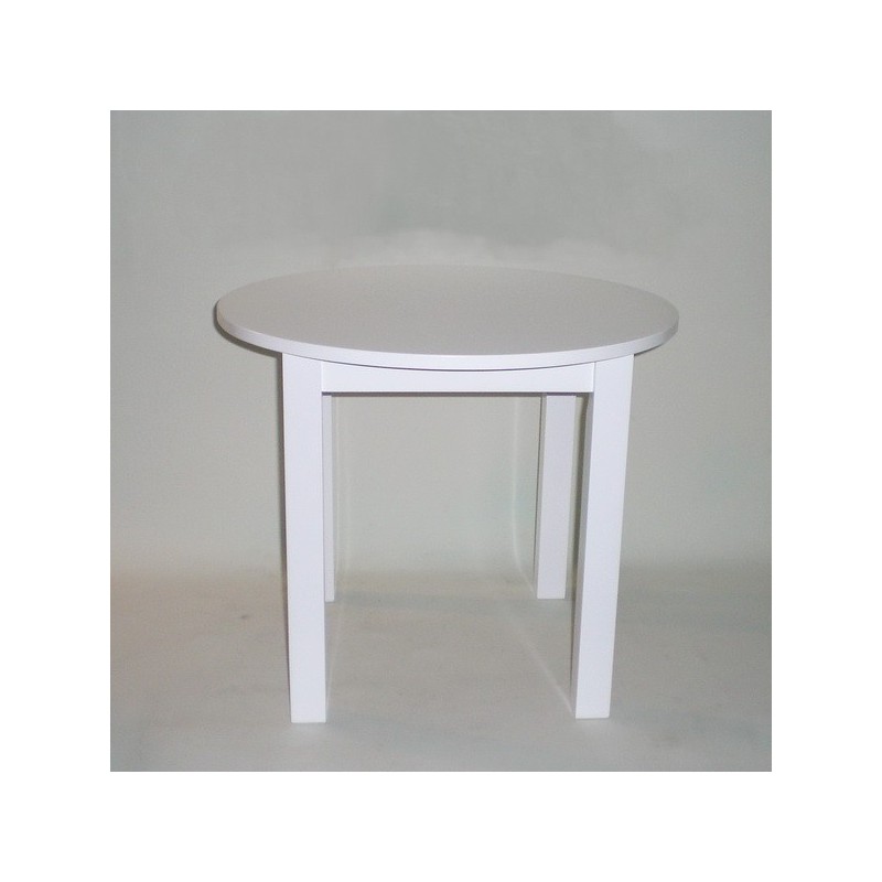 Comprar Mesa infantil redonda blanca en CesteriaGretel.Com