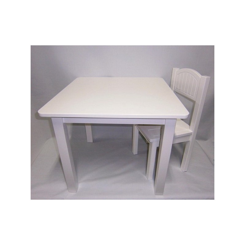 Comprar Mesa infantil lacada en blanco en CesteriaGretel.Com