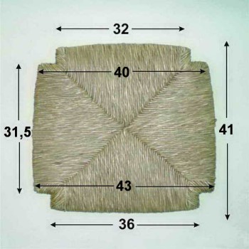 Comprar Repuesto de enea con forma N-7 en CesteriaGretel.Com