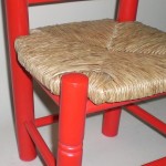 Comprar Silla infantil pintada en color ROJO en CesteriaGretel.Com