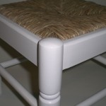 Comprar Silla infantil CON cerco lacada BLANCO en CesteriaGretel.Com