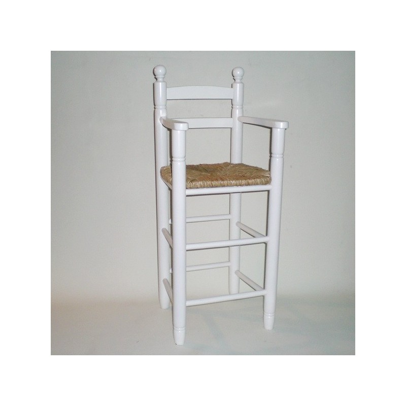 Comprar Trona infantil SIN cerco lacada BLANCO en CesteriaGretel.Com
