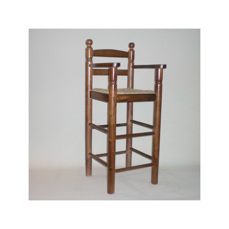 Comprar Trona infantil CON cerco color NOGAL en CesteriaGretel.Com