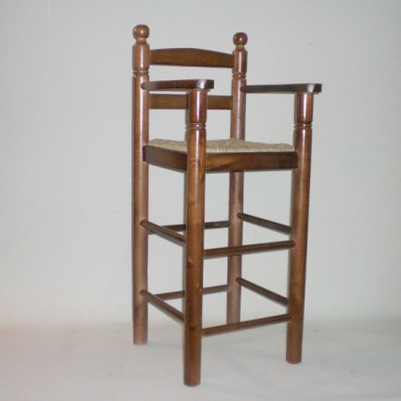 Comprar Trona infantil CON cerco color NOGAL en CesteriaGretel.Com