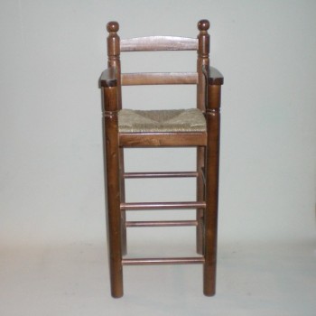 Comprar Trona infantil CON cerco color NOGAL en CesteriaGretel.Com