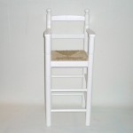 Comprar Trona infantil CON cerco lacada BLANCO en CesteriaGretel.Com