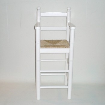 Comprar Trona infantil CON cerco lacada BLANCO en CesteriaGretel.Com