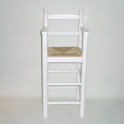 Comprar Trona infantil CON cerco lacada BLANCO en CesteriaGretel.Com