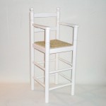 Comprar Trona infantil CON cerco lacada BLANCO en CesteriaGretel.Com