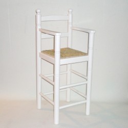 Comprar Trona infantil CON cerco lacada BLANCO en CesteriaGretel.Com