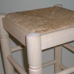 Comprar Taburete de enea, con cerco, sin barnizar en CesteriaGretel.Com