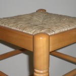 Comprar Taburete de enea, con cerco, color MIEL en CesteriaGretel.Com