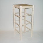 Comprar Taburete para barra, con cerco, sin barnizar en CesteriaGretel.Com