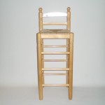 Comprar Taburete para barra, con respaldo, con cerco, color MIEL en CesteriaGretel.Com