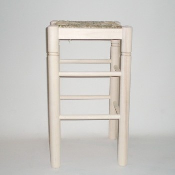 Comprar Taburete para encimera, con cerco, sin barnizar en CesteriaGretel.Com