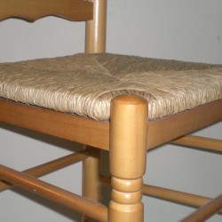 Comprar Silla colonial SIN cerco barnizada en color MIEL en CesteriaGretel.Com