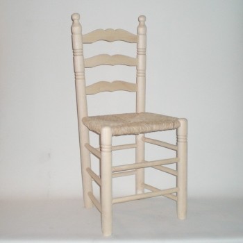 Comprar Silla colonial de enea tejida en CesteriaGretel.Com