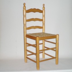 Comprar Silla colonial CON cerco color MIEL en CesteriaGretel.Com